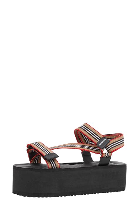 burberry women's patterson platform sandals|Burberry Sandals for Women .